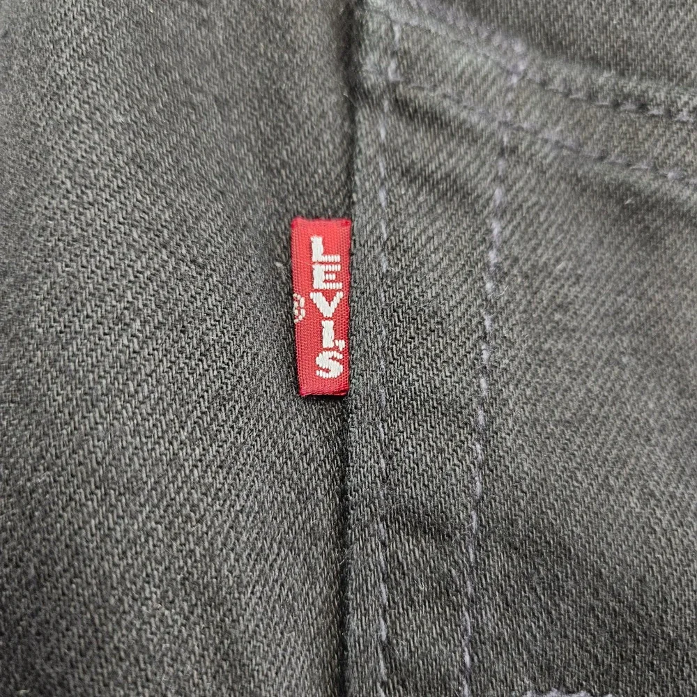 LEVIS PREMIUM 502 | Taper Fit Black Denim Jeans Mens 29x30